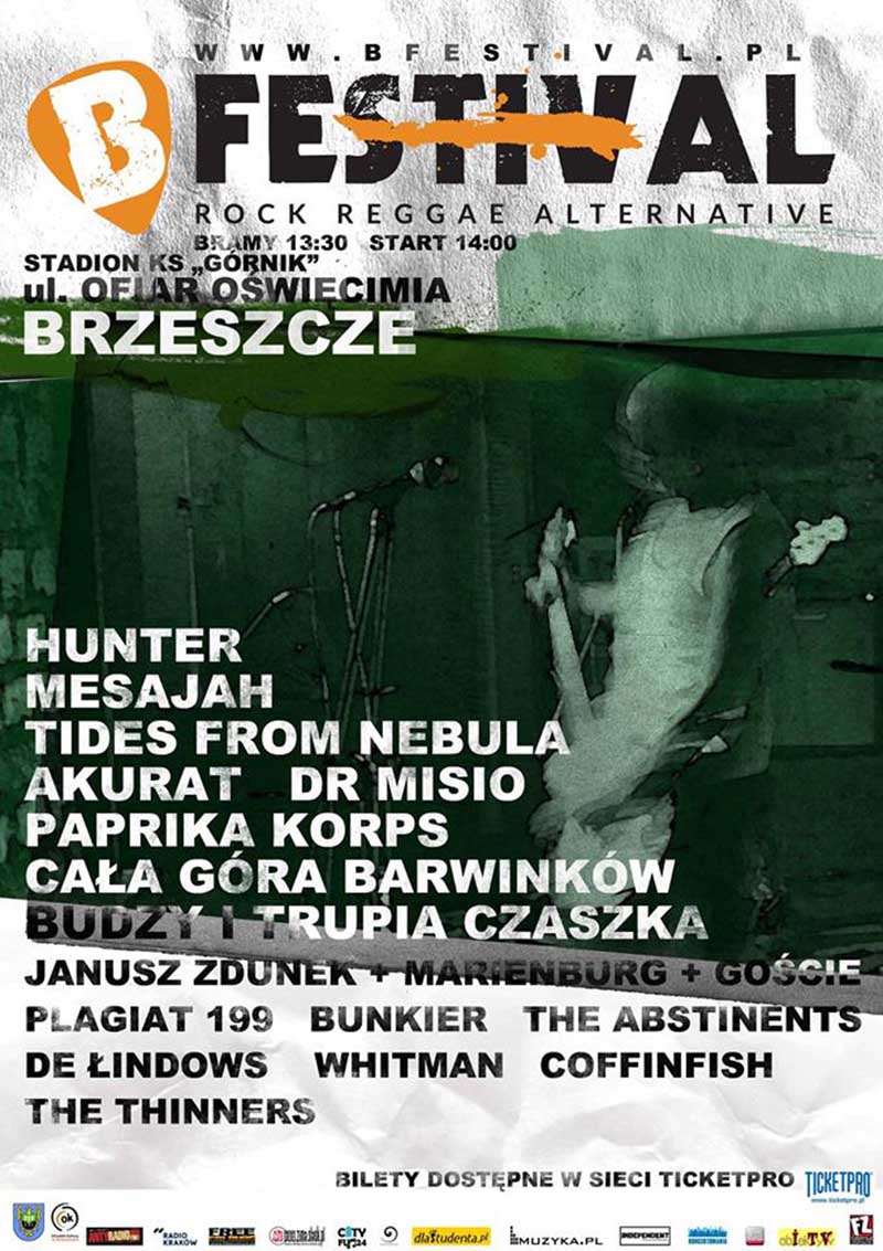 B-Festival Brzeszcze 2014 - Hunter, Mesajah, Akurat i inni