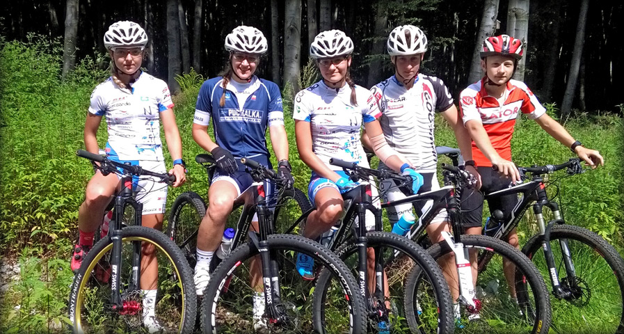 Zawodnicy UKS Sokół Zator dyktują tempo w kolarstwie górskim