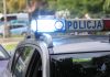 Osiek, Witkowice – pościg za motocyklistą KPP Oświęcim radiowóz 5