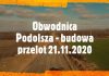 #PODOLSZE Budowa obwodnicy z lotu ptaka.