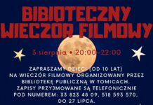 #TOMICE Biblioteczny wieczór filmowy. Biblioteczny wieczór filmowy - Tomice