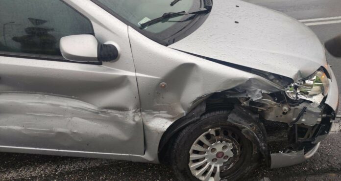 KPP Oświęcim. Przeciszów kolizja drogowa